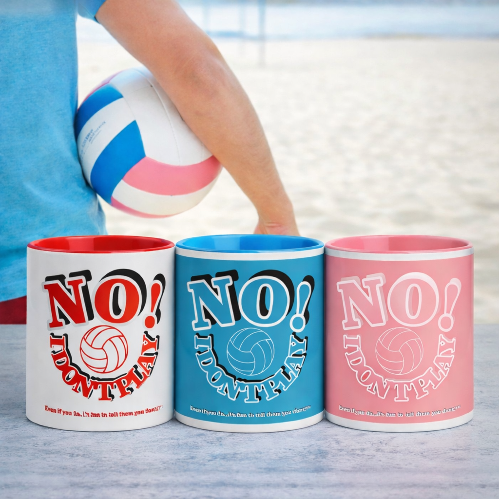MUGFadden: NO! I Don't Play.. Volleyball Mugs