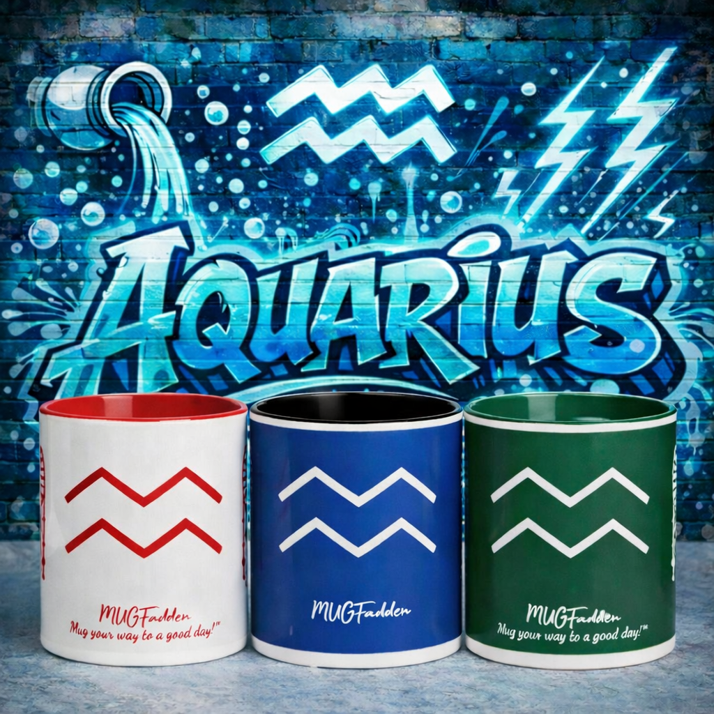 MUGFadden: The Aquarius Zodiac Club Mugs