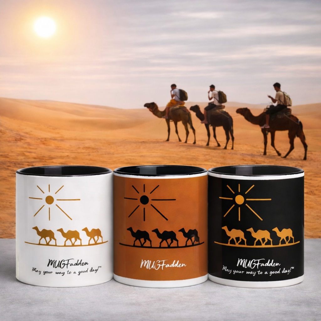 MUGFadden: Camels In The Desert Mug