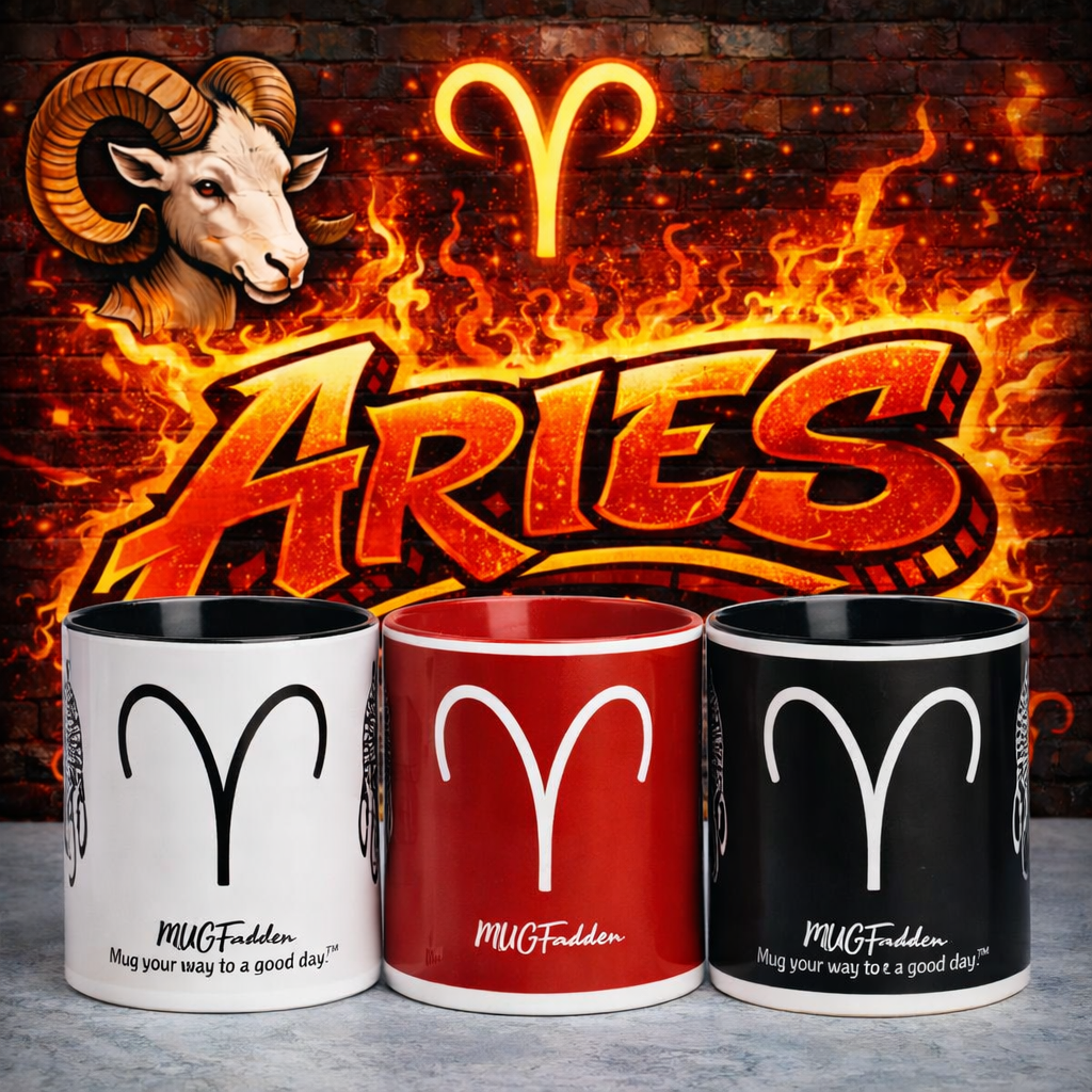MUGFadden: The Aries Zodiac Club Mugs