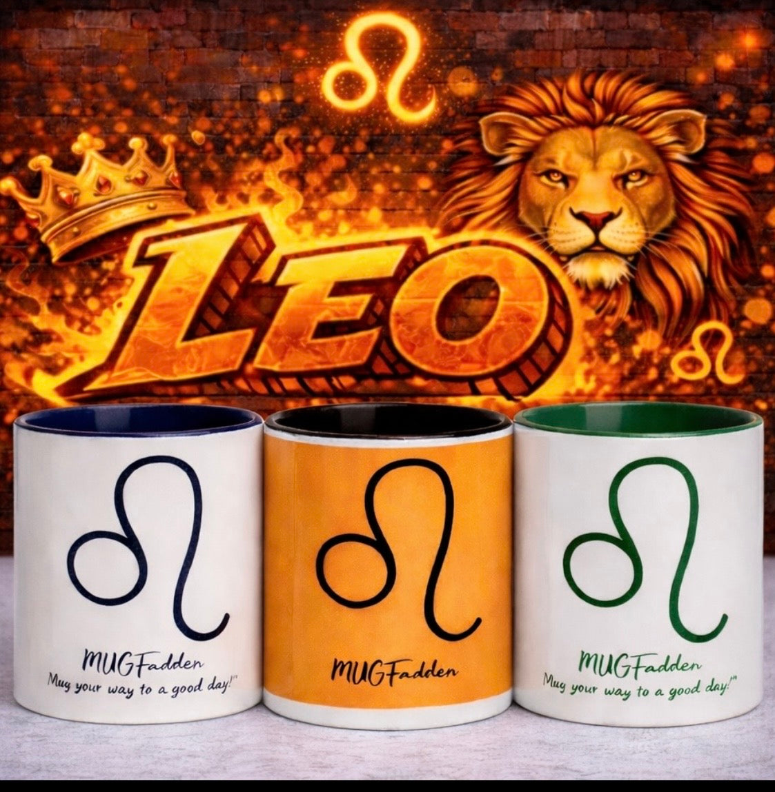 MUGFadden: The Leo Zodiac Club Mugs