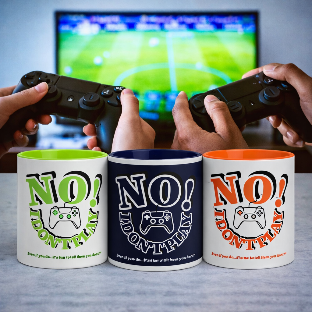 MUGFadden: NO! I Don't Play.. Video Games Mugs