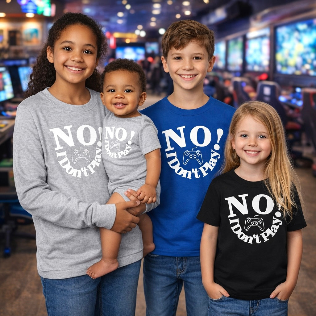 NO! I Don't Play.. Video Games: Baby, Toddler, & Youth Wear