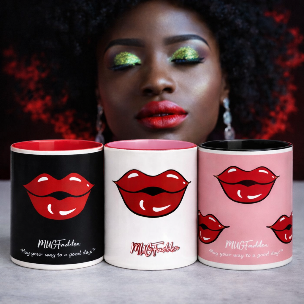 MUGFadden: Radiant Red Lips Mugs