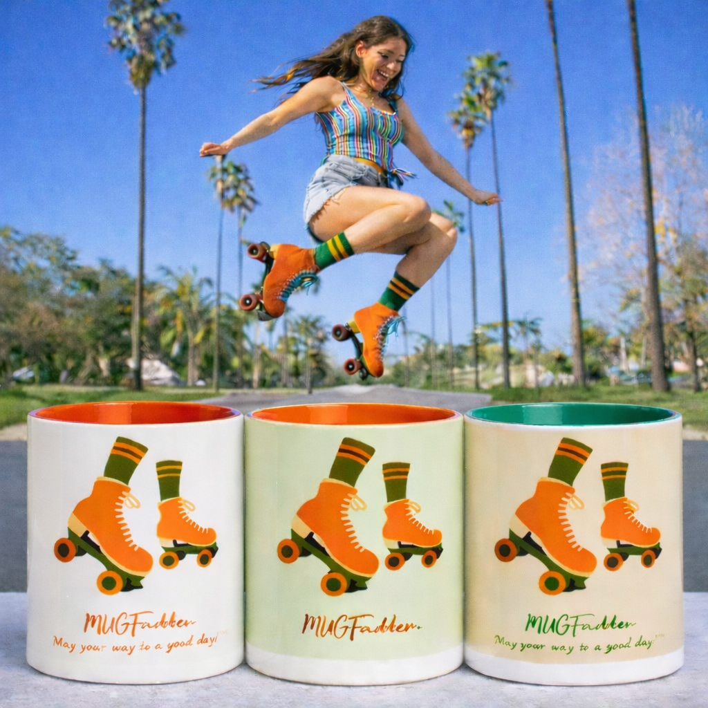 MUGFadden: Radical Rollerskater Mugs