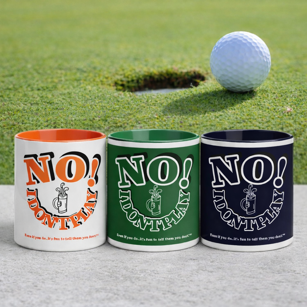 MUGFadden: NO! I Don't Play.. Golf Mugs