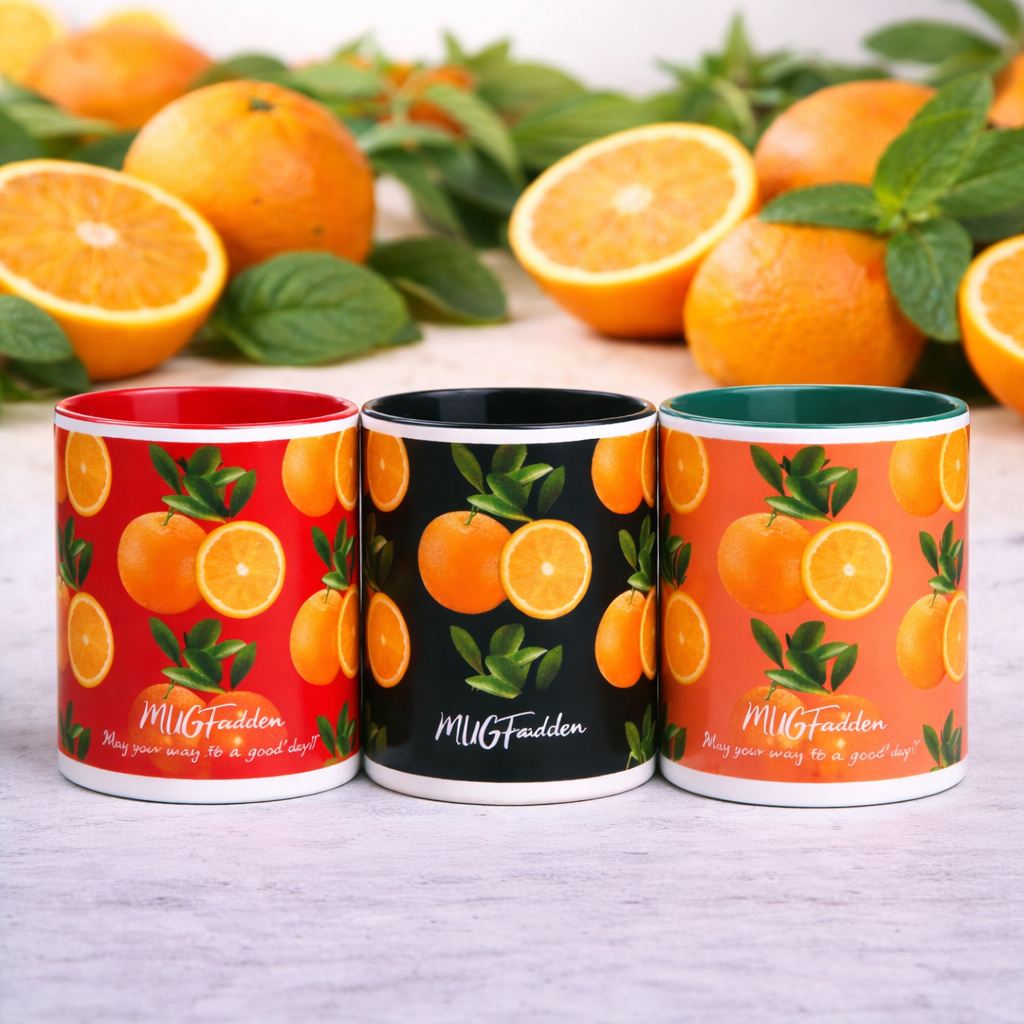 MUGFadden: Orange Blossom Mugs