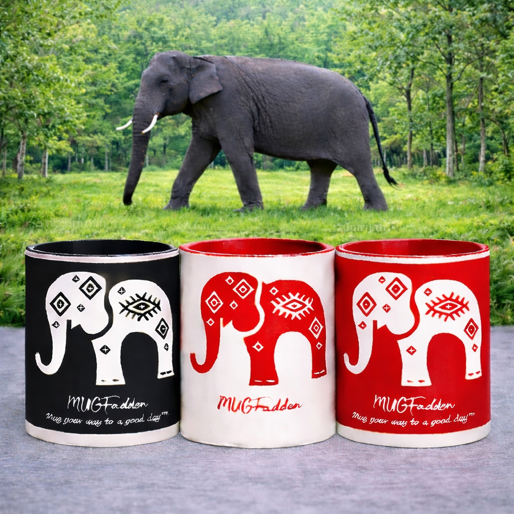 MUGFadden: Elegant Elephant Mugs