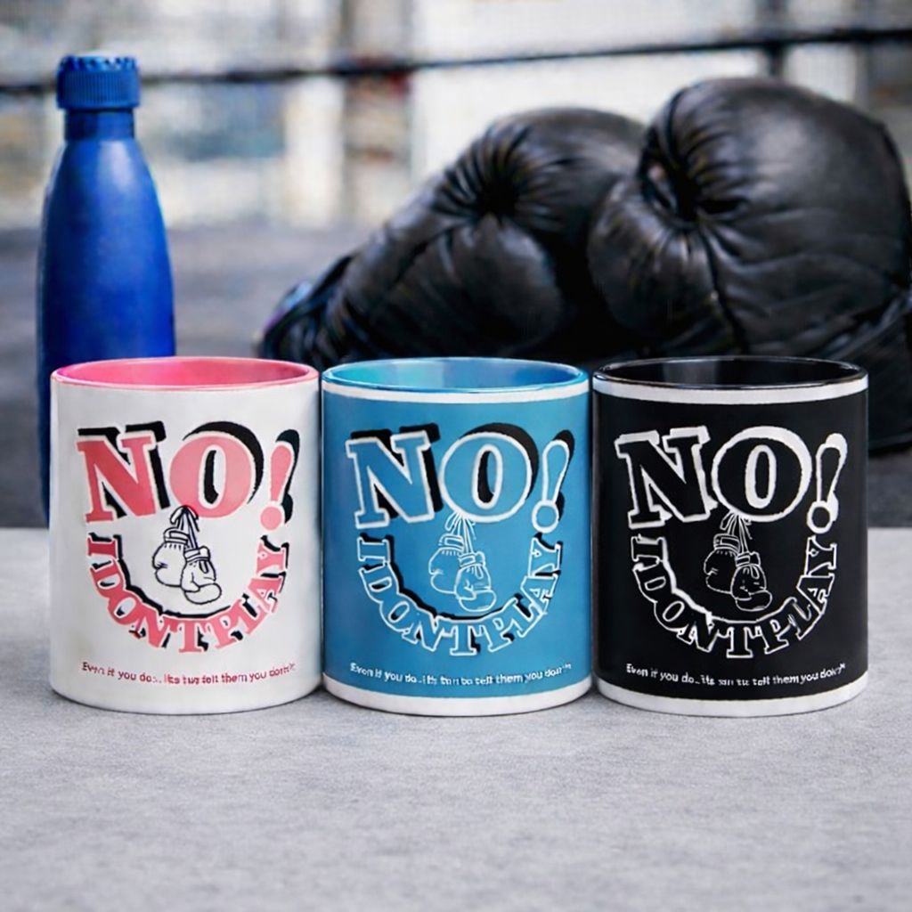 MUGFadden: NO! I Don't Play.. Boxing Mugs