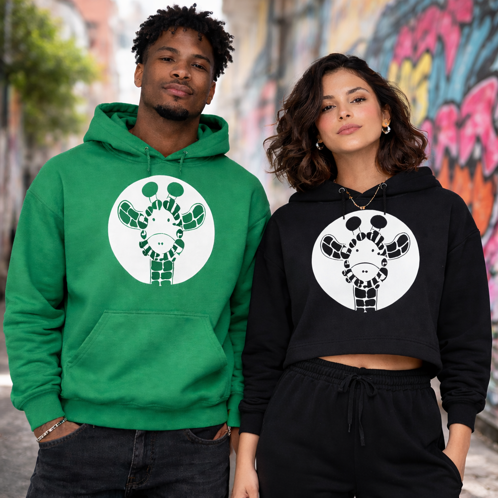 Goodbye Giraffe: Crop Top, Hoodie, and Classic Sweatshirts