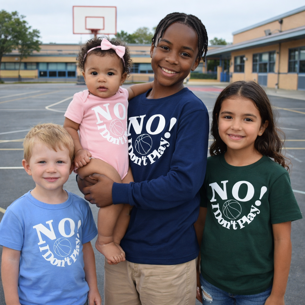 NO! I Don't Play.. Basketball: Baby, Toddler, & Youth Wear