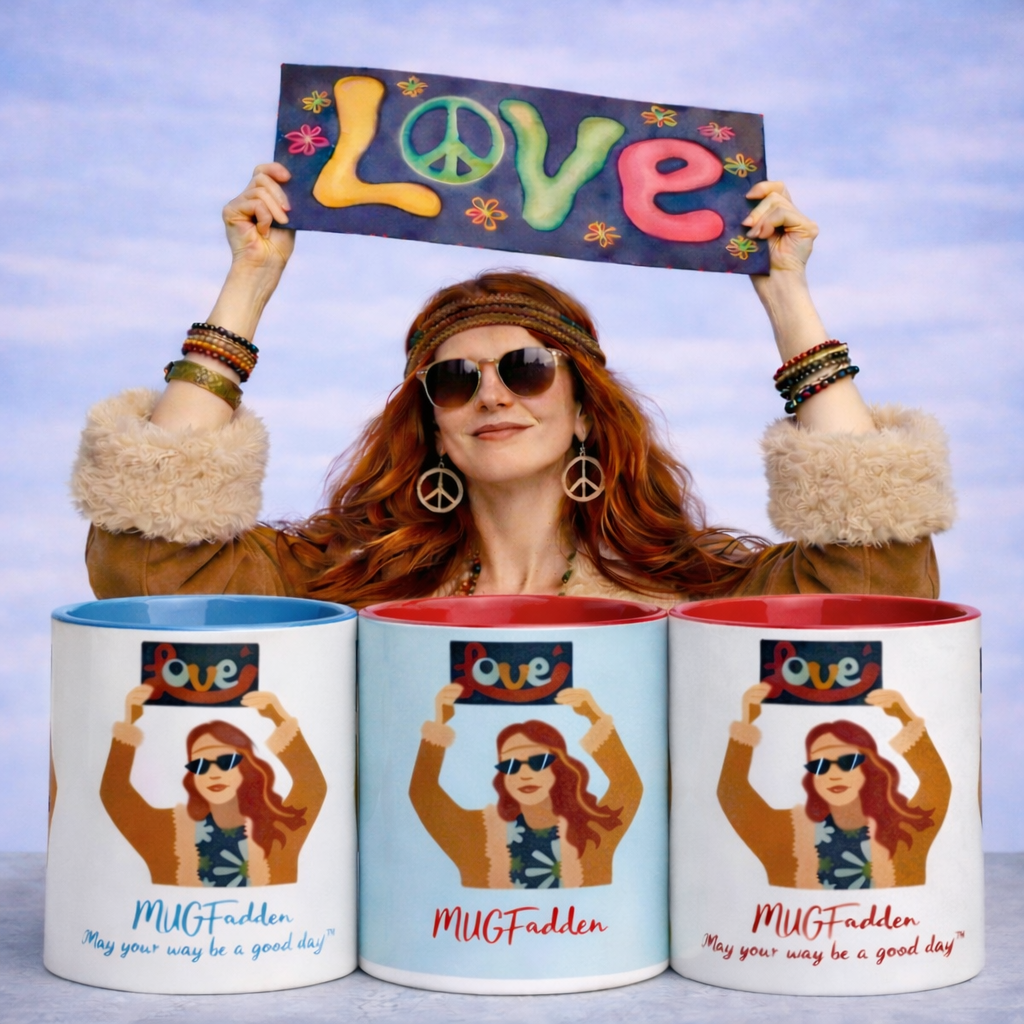 MUGFadden: Lady Of Love And Peace Mugs