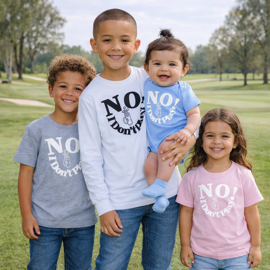 NO! I Don't Play.. Golf: Baby, Toddler, & Youth Wear