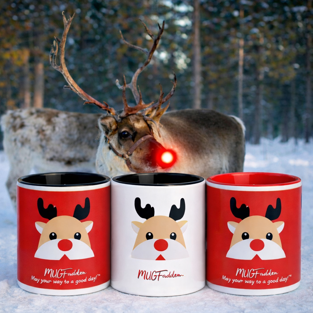 MUGFadden: Rudolph The Christmas Reindeer Mugs