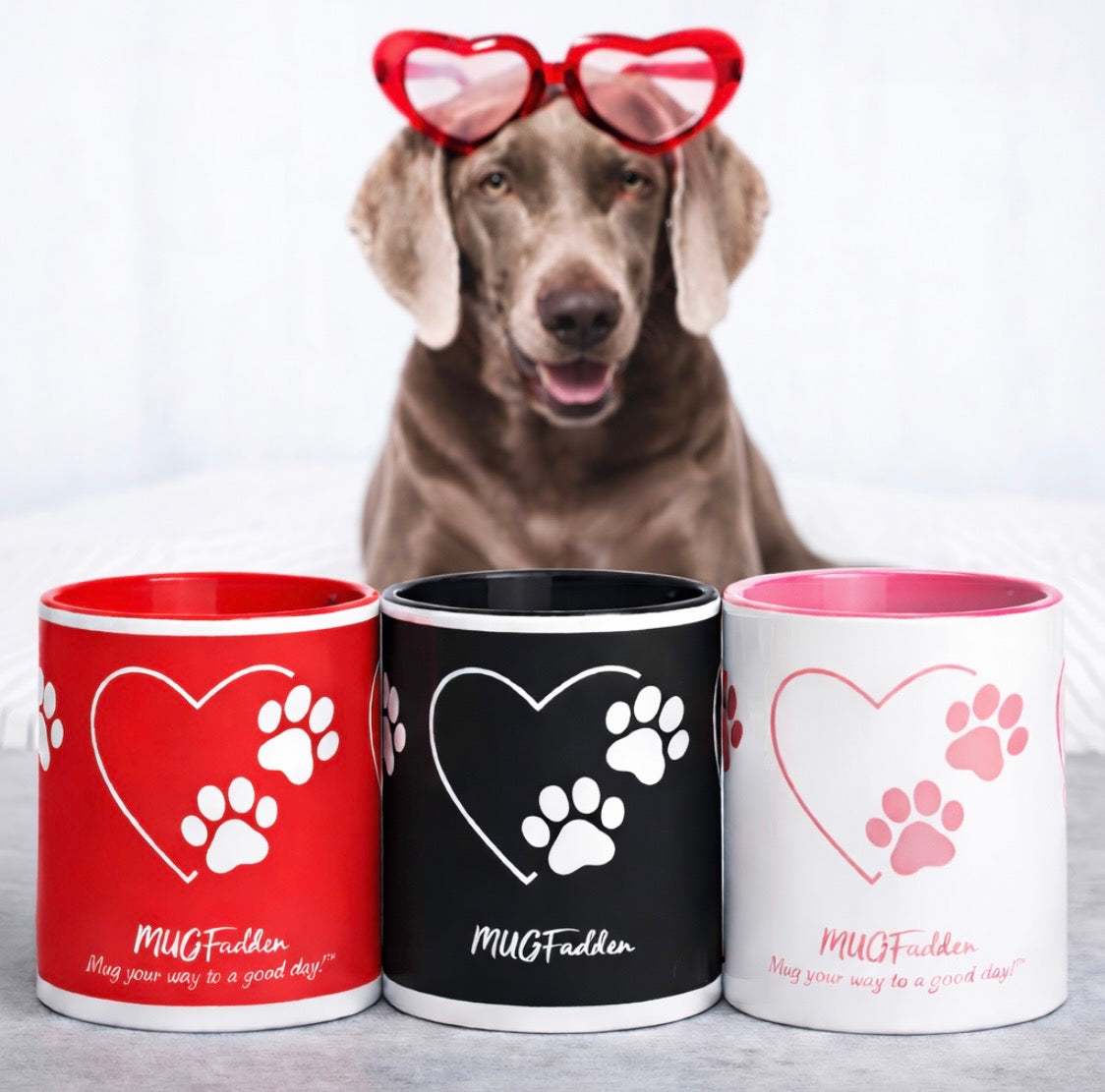 MUGFadden: Heart Paws Mugs