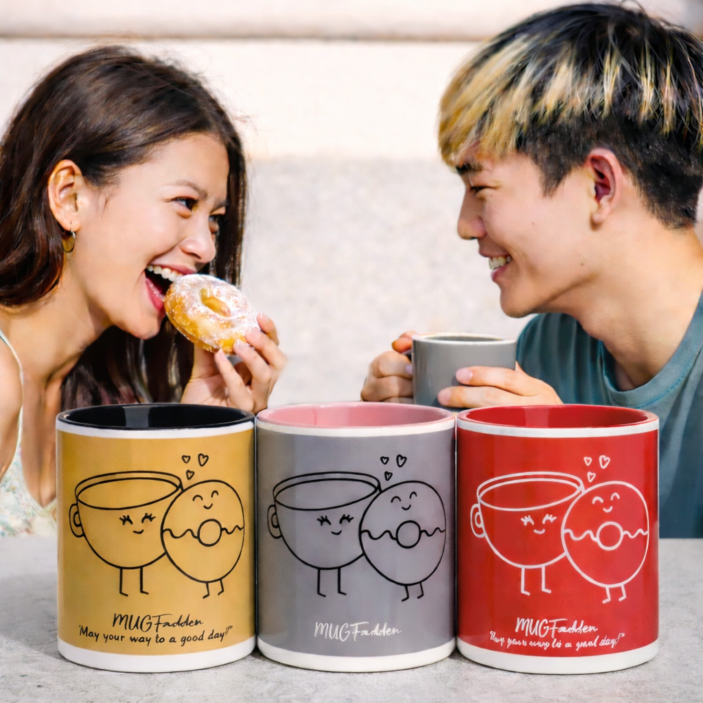 MUGFadden: Coffee And Donut Sweethearts Mugs