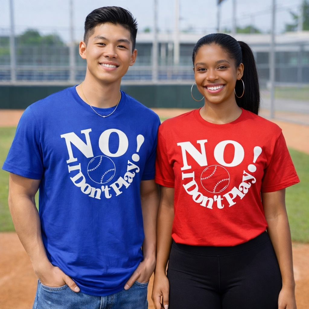 NO! I Don't Play.. Baseball: Long Sleeve & Classic T-Shirts