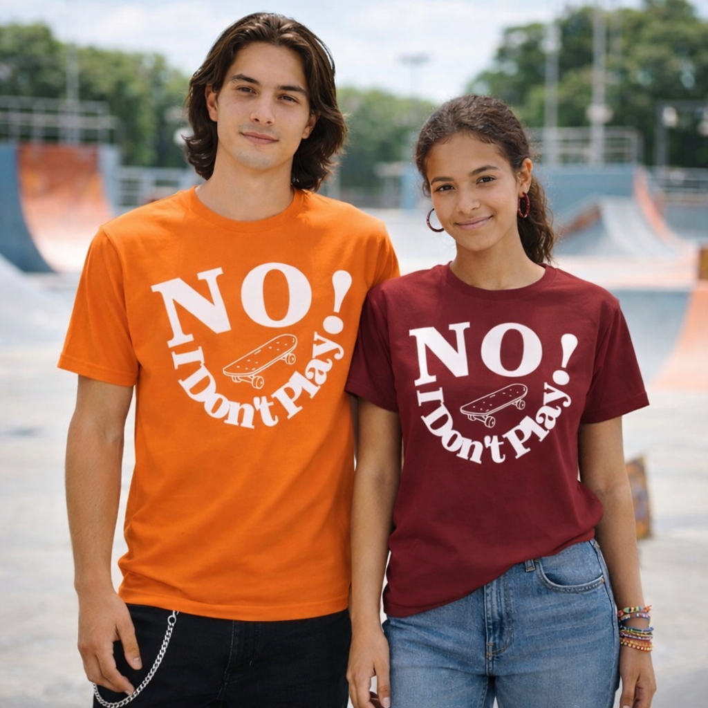 NO! I Don't Play.. Skateboarding: Long Sleeve & Classic T-Shirts