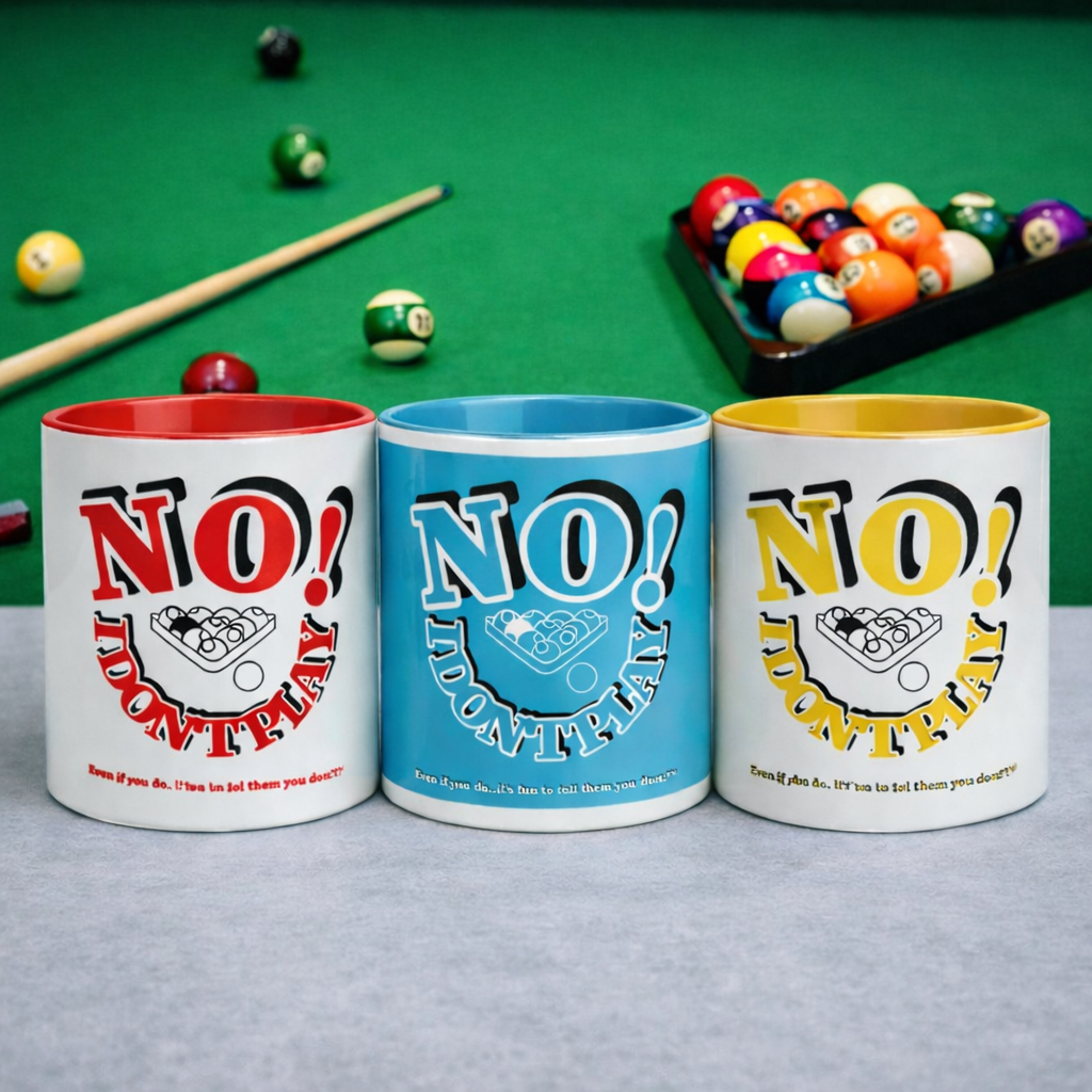 MUGFadden: NO! I Don't Play.. Pool Mugs